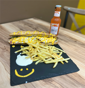 sandwich avec frite